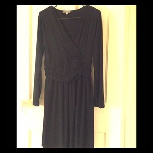Long-Sleeved Black Dress